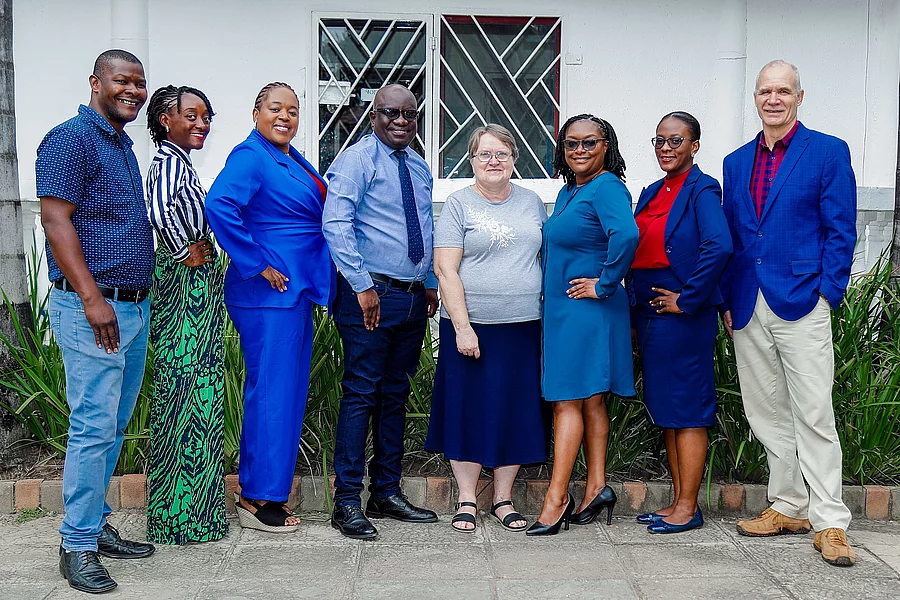 The team of the Friedrich-Ebert-Stiftung in Zambia