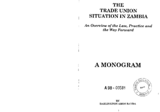 The trade union situation in Zambia